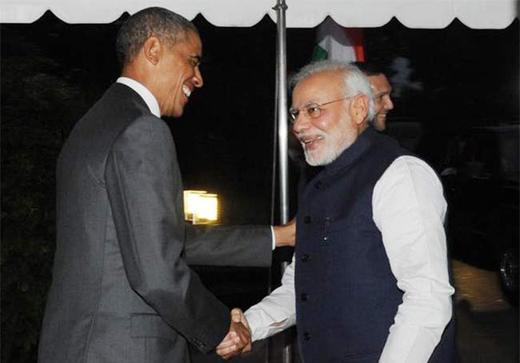 obama modi.